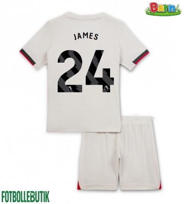 Chelsea Reece James #24 Bortaställ Barn 2025-26 Kortärmad (+ Korta byxor)